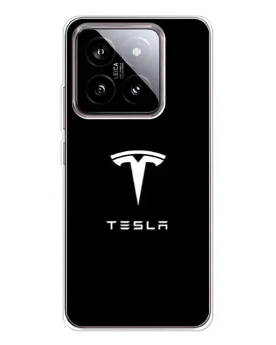 Чохол для Xiaomi 15 з картинкою «Tesla White Logo»