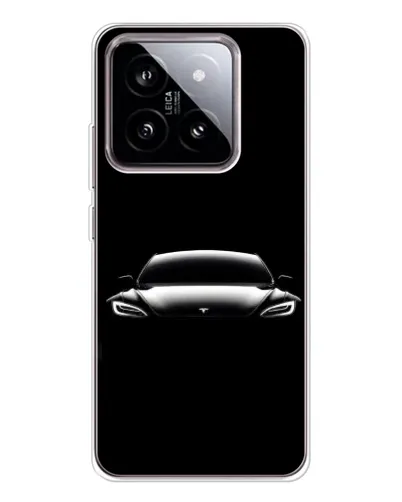 Чохол для Xiaomi 15 з картинкою «Фари Tesla Night»
