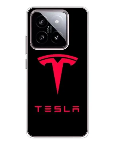 Чохол для Xiaomi 15 з картинкою «Tesla Red Logo»