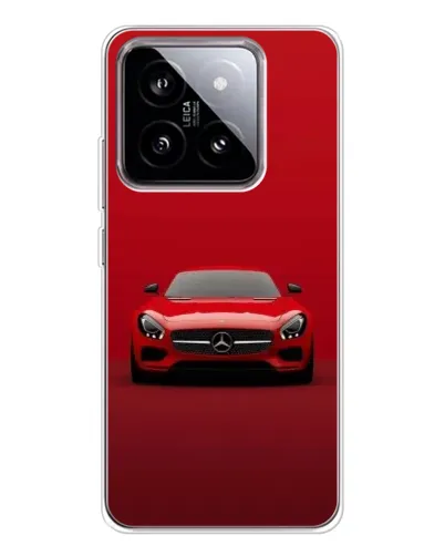 Чехол для Xiaomi 15 с картинкой «Красный Mercedes AMG»