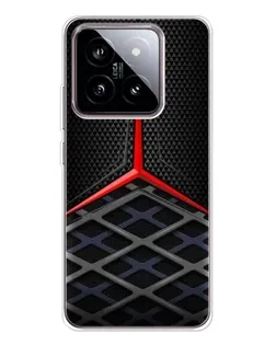 Чехол для Xiaomi 15 с картинкой «Mercedes Carbon Grid»