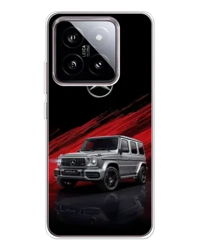 Чехол для Xiaomi 15 с картинкой «Mercedes G-Class красный»