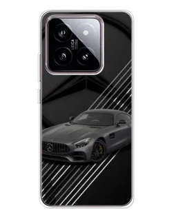 Чехол для Xiaomi 15 с картинкой «Mercedes AMG — графика»