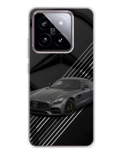 Чехол для Xiaomi 15 с картинкой «Mercedes AMG — графика»