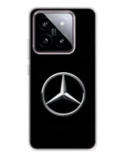 Чехол для Xiaomi 15 с картинкой «Mercedes классический лого»