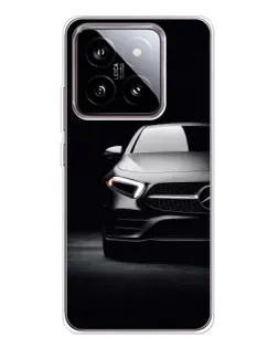 Чехол для Xiaomi 15 с картинкой «Свет фар Mercedes»