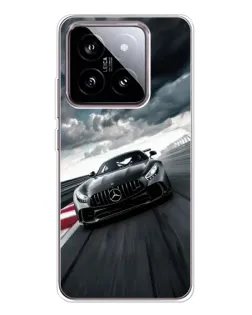 Чехол для Xiaomi 15 с картинкой «Гоночный Mercedes AMG»