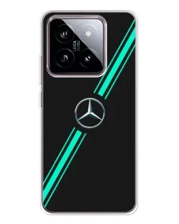 Чохол для Xiaomi 15 з картинкою «Спортивні лінії Mercedes»