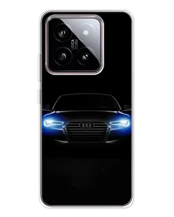 Чохол для Xiaomi 15 з картинкою «Audi в неоні»