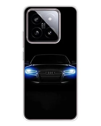 Чохол для Xiaomi 15 з картинкою «Audi в неоні»