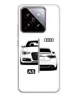 Чохол для Xiaomi 15 з картинкою «Audi — контрастний дизайн»