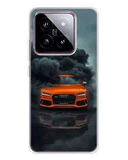 Чохол для Xiaomi 15 з картинкою «Audi у хмарах диму»
