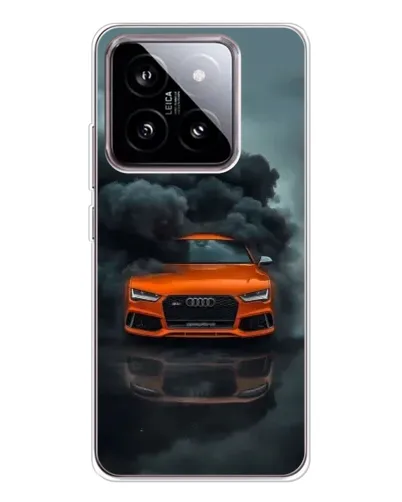 Чохол для Xiaomi 15 з картинкою «Audi у хмарах диму»