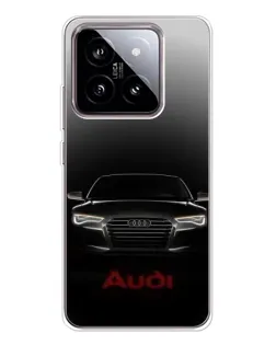 Чохол для Xiaomi 15 з картинкою «Audi — градієнтний контур»