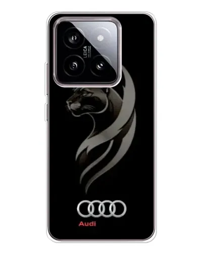 Чохол для Xiaomi 15 з картинкою «Графіка — пантера та Audi»