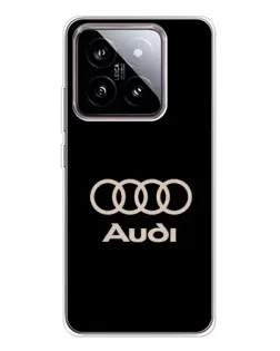 Чохол для Xiaomi 15 з картинкою «Audi — золотий логотип»