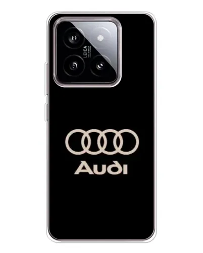 Чохол для Xiaomi 15 з картинкою «Audi — золотий логотип»