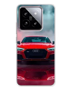 Чохол для Xiaomi 15 з картинкою «Audi RS — червоний стиль»