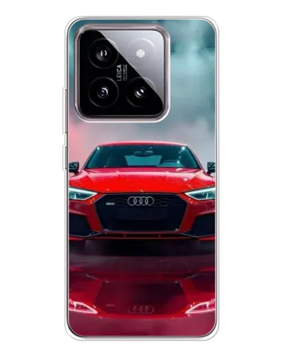 Чохол для Xiaomi 15 з картинкою «Audi RS — червоний стиль»