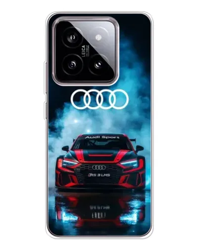 Чохол для Xiaomi 15 з картинкою «Audi Sport — неон»