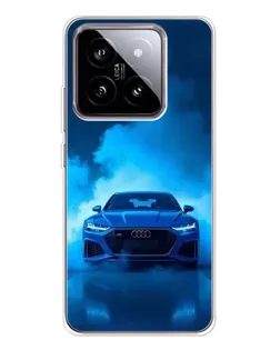 Чохол для Xiaomi 15 з картинкою «Audi — блакитна енергія»