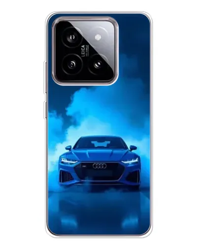Чохол для Xiaomi 15 з картинкою «Audi — блакитна енергія»