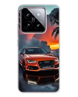 Чохол для Xiaomi 15 з картинкою «Audi — захід сонця»