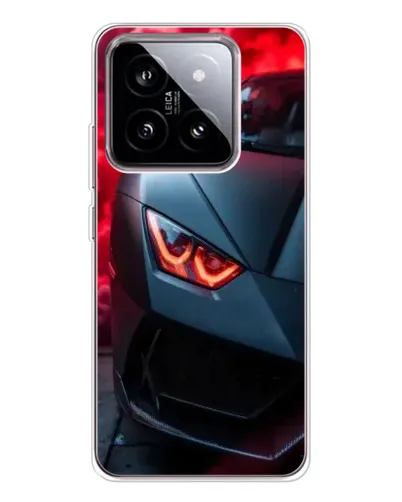 Чохол для Xiaomi 15 з картинкою «Lamborghini червоне сяйво»