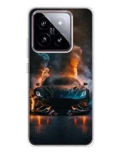Чохол для Xiaomi 15 з картинкою «Lamborghini димна естетика»