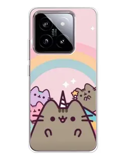 Чехол для Xiaomi 15 с картинкой «Единорог Pusheen»