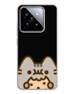 Чехол для Xiaomi 15 с картинкой «Пушин на черном»