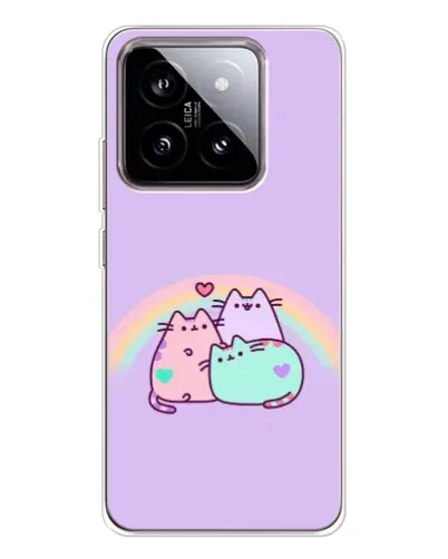 Чехол для Xiaomi 15 с картинкой «Радужные Пушины» Чехол для Xiaomi 15 с картинкой «Радужные Пушины»