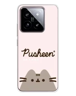 Чехол для Xiaomi 15 с картинкой «Pusheen логотип»