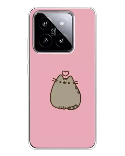 Чехол для Xiaomi 15 с картинкой «Pusheen сердце» Чехол для Xiaomi 15 с картинкой «Pusheen сердце»