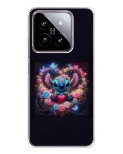 Чехол для Xiaomi 15 с картинкой «Stitch в цветах» Чехол для Xiaomi 15 с картинкой «Stitch в цветах»
