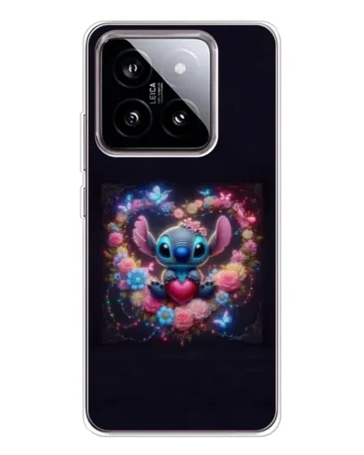 Чехол для Xiaomi 15 с картинкой «Stitch в цветах» Чехол для Xiaomi 15 с картинкой «Stitch в цветах»