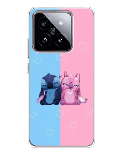 Чехол для Xiaomi 15 с картинкой «Stitch и Angel Love» Чехол для Xiaomi 15 с картинкой «Stitch и Angel Love»