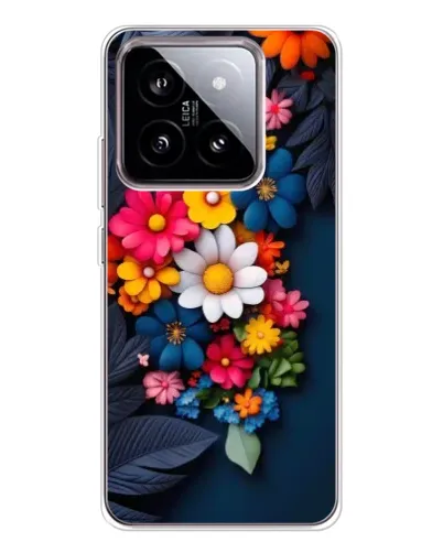 Чехол для Xiaomi 15 с картинкой «Цветочная феерия»