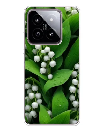Чехол для Xiaomi 15 с картинкой «Ландыши в зелени»
