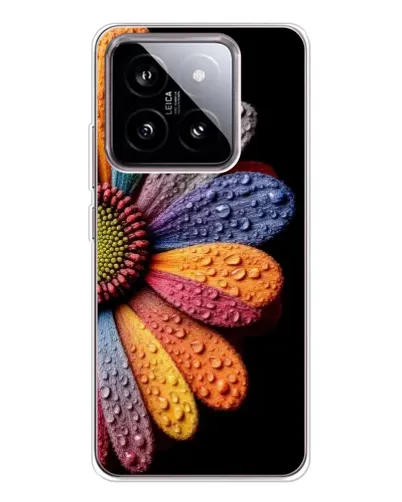 Чехол для Xiaomi 15 с картинкой «Радужный цветок»