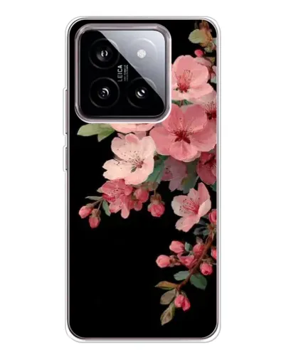 Чехол для Xiaomi 15 с картинкой «Розовая ветка сакуры»