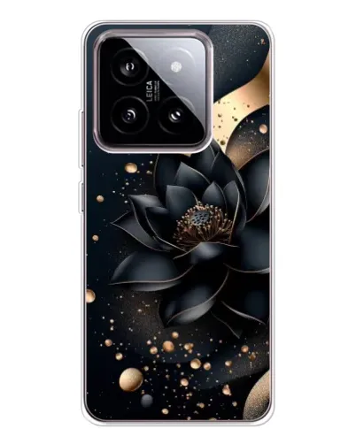 Чехол для Xiaomi 15 с картинкой «Черный лотос»