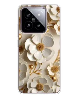 Чохол для Xiaomi 15 з картинкою «Білі паперові квіти» Чохол для Xiaomi 15 з картинкою «Білі паперові квіти»