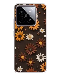 Чохол для Xiaomi 15 з картинкою «Візерунок з маленьких соняшників» Чохол для Xiaomi 15 з картинкою «Візерунок з маленьких соняшників»