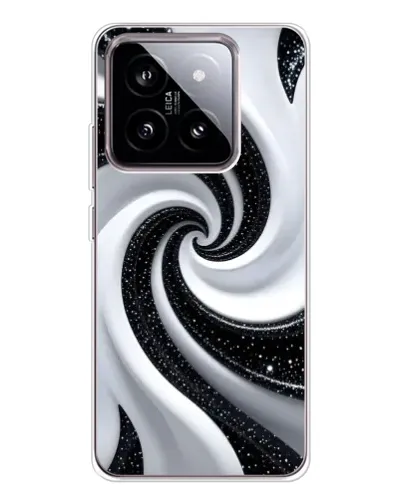 Чохол для Xiaomi 15 з картинкою «Чорно-біла спіраль» Чохол для Xiaomi 15 з картинкою «Чорно-біла спіраль»