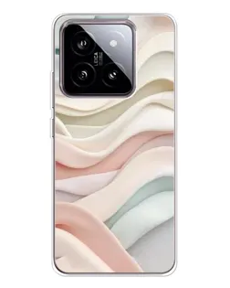 Чохол для Xiaomi 15 з картинкою «Пастельні ніжні хвилі»