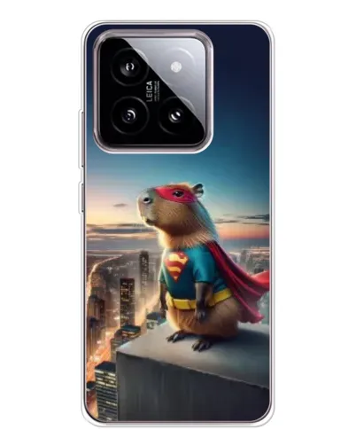 Чохол для Xiaomi 15 з картинкою «Капі-мен супергерой»
