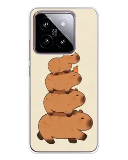 Чохол для Xiaomi 15 з картинкою «Вежа з капібар»