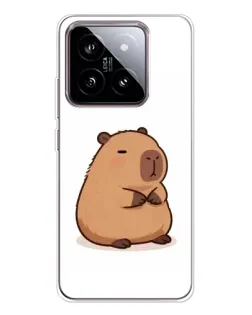 Чохол для Xiaomi 15 з картинкою «Товстенька капібара»