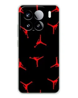 Чохол для Xiaomi 15S Pro з картинкою «Jordan Red Pattern» Чохол для Xiaomi 15S Pro з картинкою «Jordan Red Pattern»